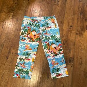 Loudmouth Ladies Vibrant Green and Red Patterned Apparel